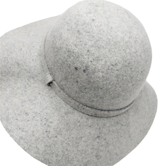 Tart 100% Wool Hat Gray Spickled Floppytable EUC - Picture 10 of 14